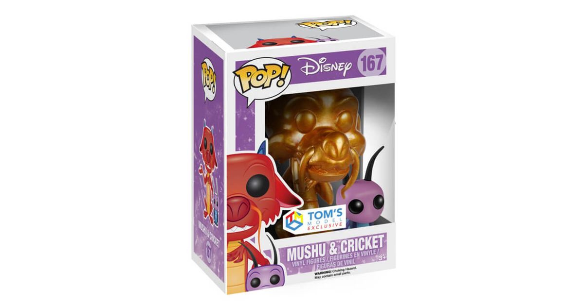En Oferta Comprar Funko Pop! #167 Mushu (With Cricket) (Metallic)