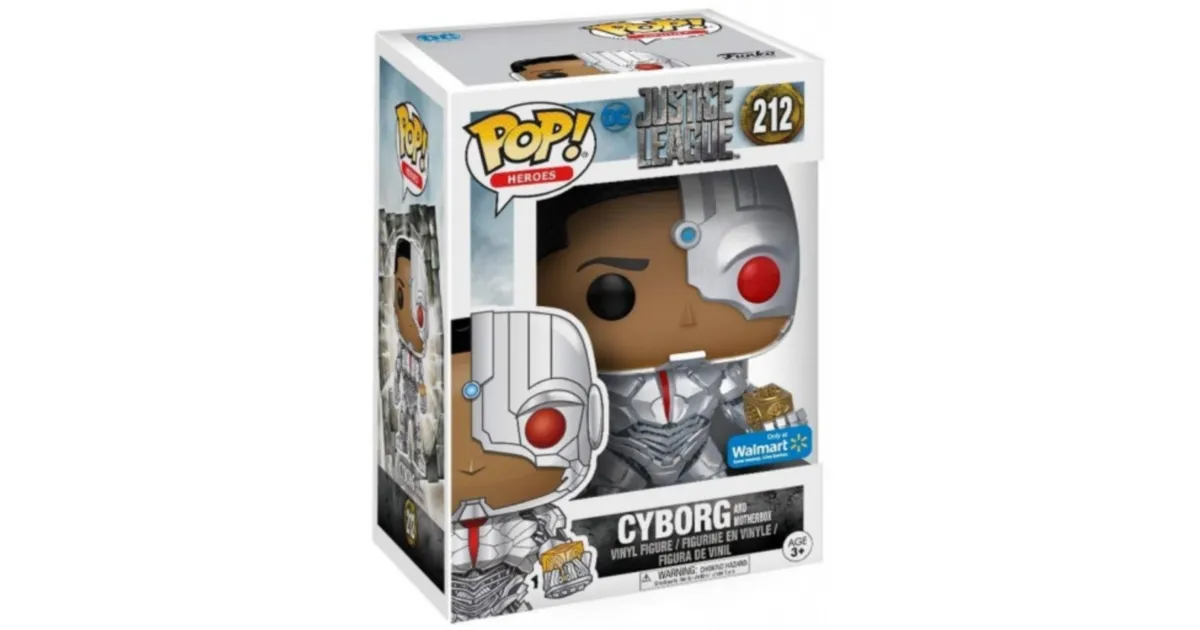 Comprar Funko Pop! #212 Cyborg With Mother Box