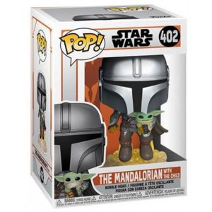 Comprar Funko Pop! #402 The Mandalorian flying Jet Pack with The Child
