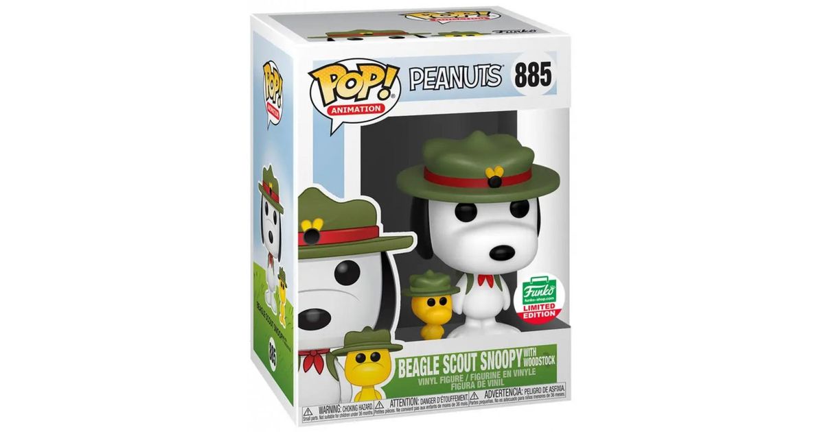 Comprar Funko Pop! #885 Beagle Scout Snoopy With Woodstock