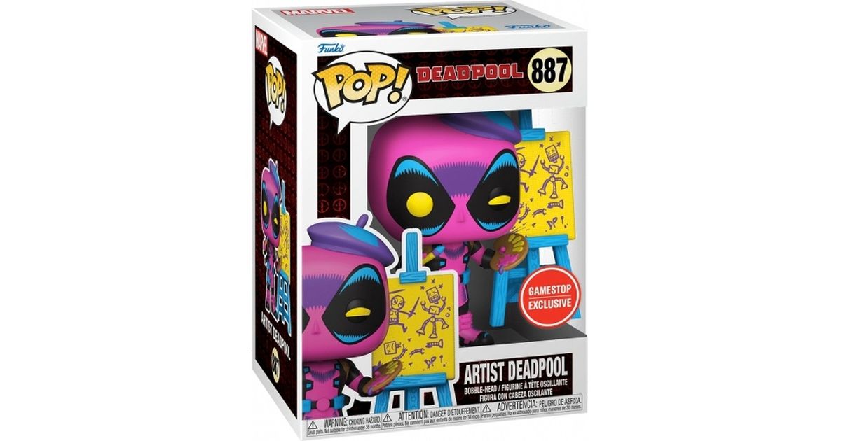 Comprar Funko Pop! #887 Artist Deadpool (Blacklight)