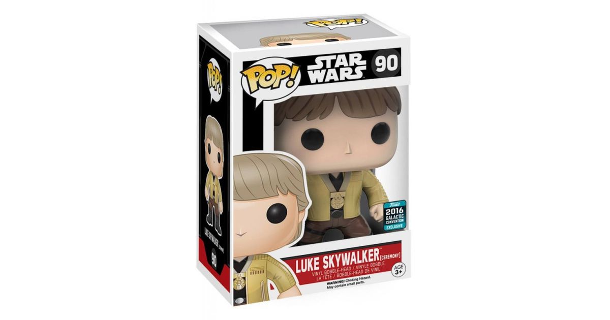 Comprar Funko Pop! #90 Luke Skywalker Ceremony Outfit
