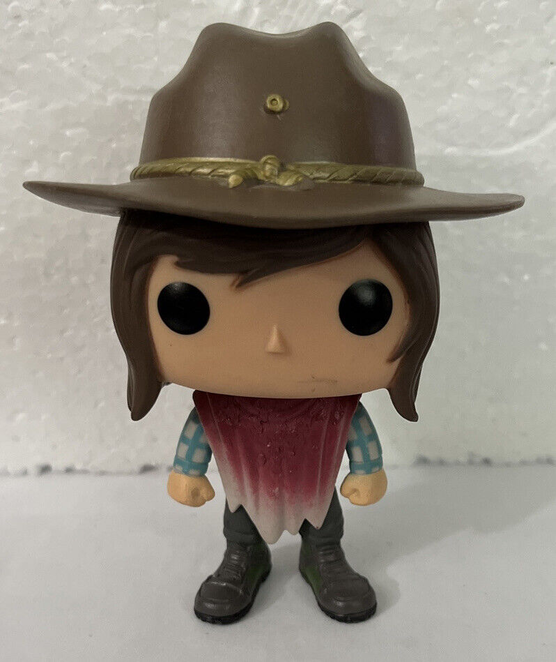En Oferta Figura De Vinilo Funko Pop Tv The Walking Dead Carl Grimes #388 Poncho Sangriento