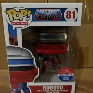 Funko POP #81 Masters of the Universe MOTU Funkon Juguete Tokio ROBOTO Viene con protección