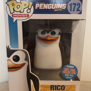 Funko Pop! Figura de vinilo juguete Rico Penguins of Madagascar #172 NYCC 1000 piezas