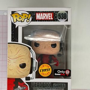 Funko Pop! Marvel Deadpool (Gamer) #538 Gamestop Exclusive Chase + Protector A04