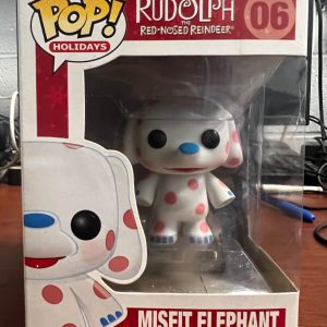 Funko Pop Misfit Spotted Elephant Rudolph Serie 06 Caja Dañada Protector RARO