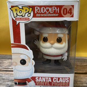 Funko Pop Rudolph El Reno de Nariz Roja - Santa Claus # 04 (Daño en Caja)