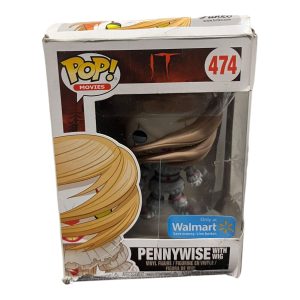 Funko Pop! Vinilo: IT - Pennywise con peluca - Walmart (exclusivo) #474 caja dañada