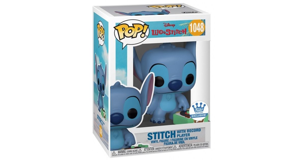 Comprar Funko Pop! #1048 Stitch With Record Player