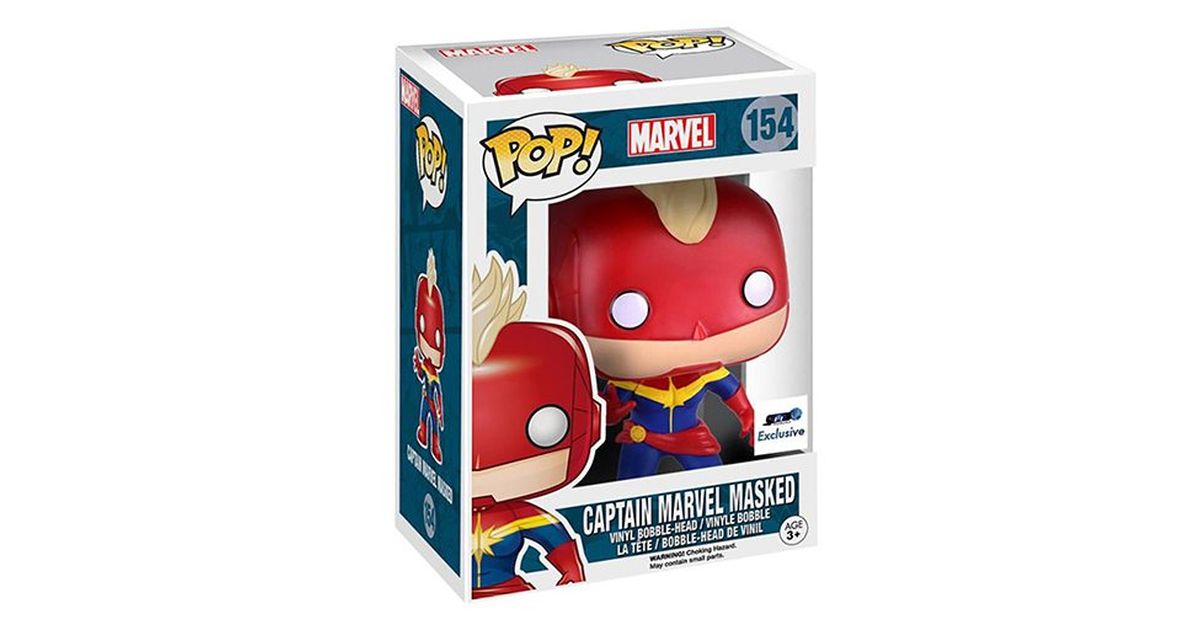 Comprar Funko Pop! #154 Captain Marvel (Masked)