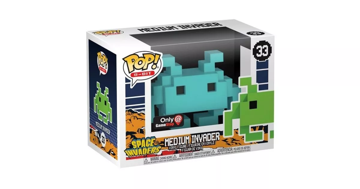 En Oferta Comprar Funko Pop! #33 Medium Invader (Teal)