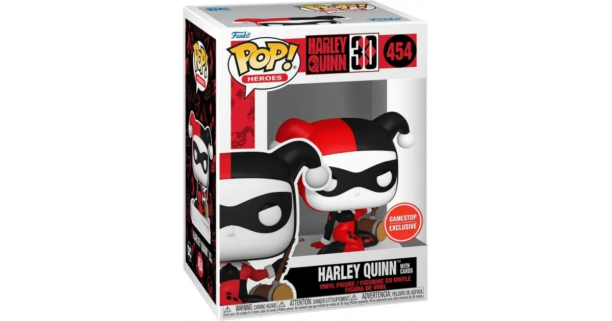 Comprar Funko Pop! #454 Harley Quinn With Cards