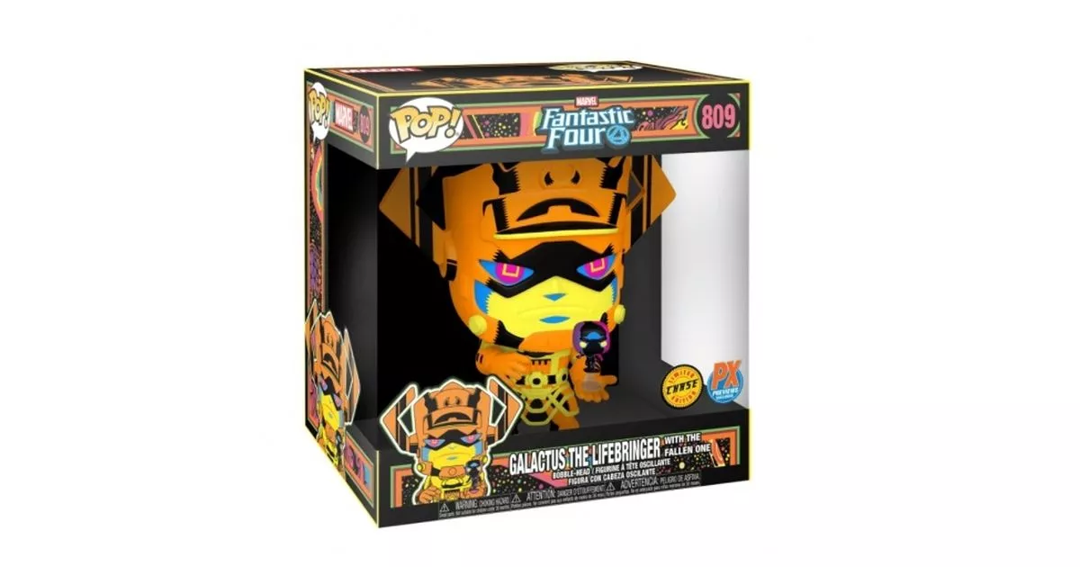 En Oferta Comprar Funko Pop! #809 Galactus With Silver Surfer (Blacklight) (Chase) (Supersized)
