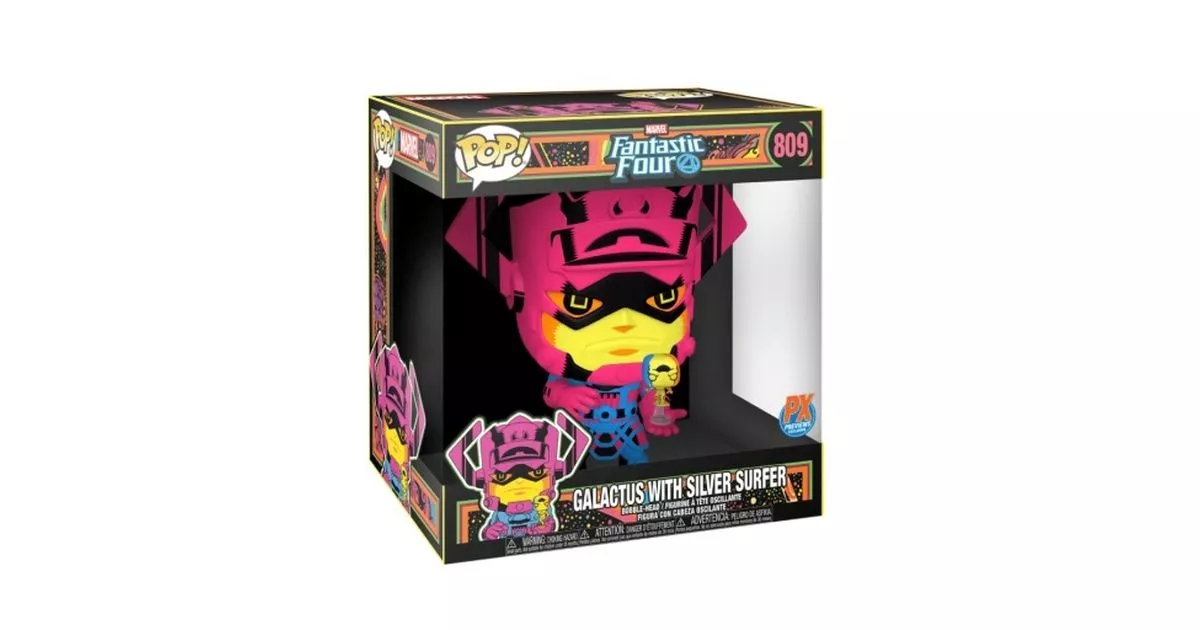 En Oferta Comprar Funko Pop! #809 Galactus With Silver Surfer (Blacklight) (Supersized)