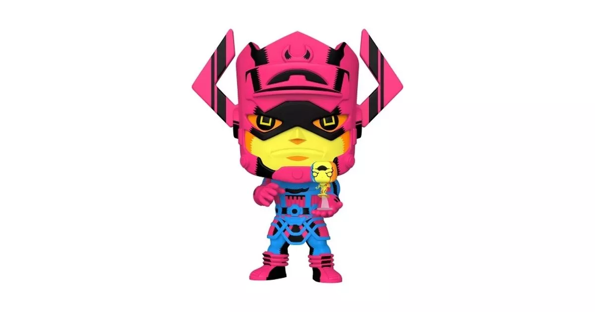 En Oferta Comprar Funko Pop! #809 Galactus With Silver Surfer (Blacklight) (Supersized)