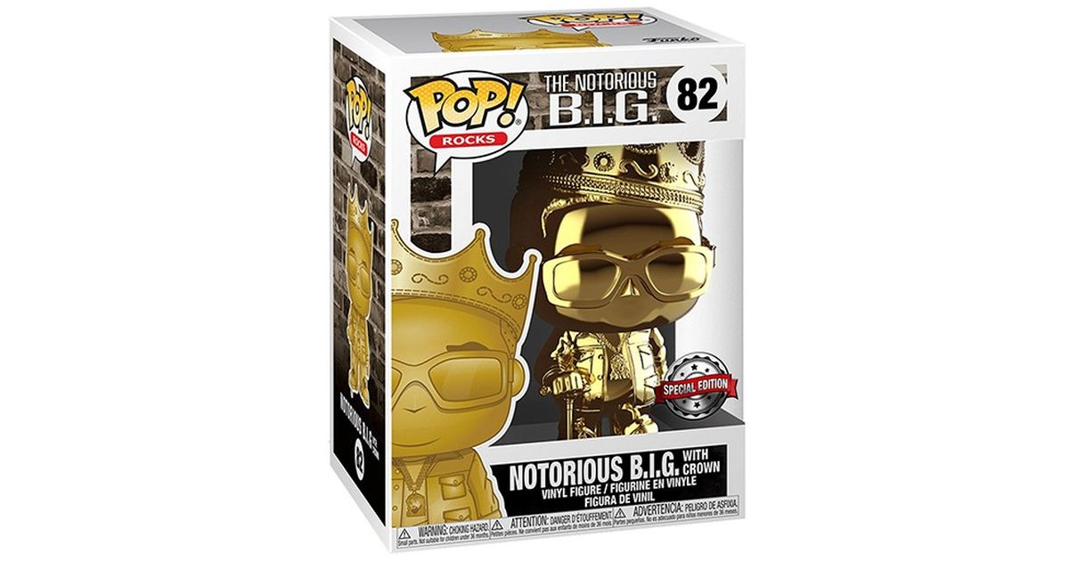 Comprar Funko Pop! #82 Notorious B.i.g. With Crown (Gold)