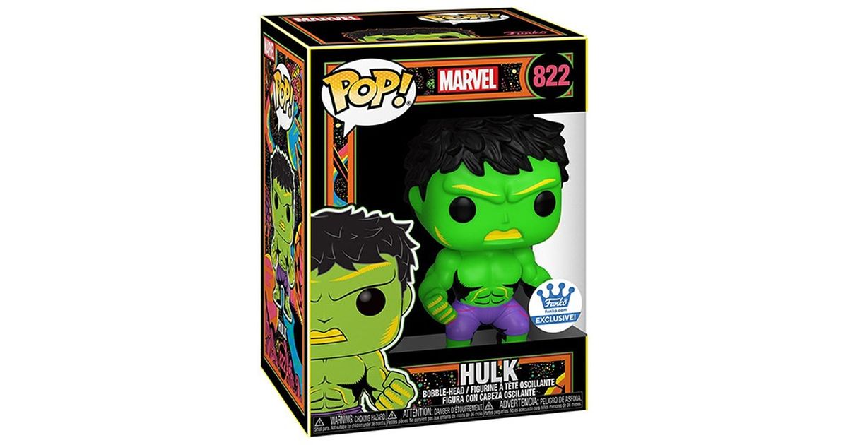 Comprar Funko Pop! #822 Hulk (Blacklight)