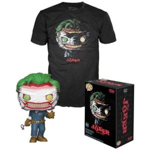 Comprar Funko Pop! DC Comics Joker Death of Joker EXC Pop! And Tee Bundle - M