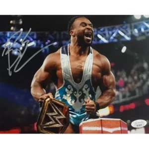 Big E Signed Autographed 8x10 Photo JSA Authenticated #3