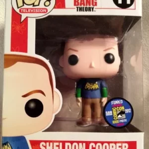 Funko POP! 2012 SDCC Big Bang Theory Sheldon Cooper Batman T-shirt Exclusive
