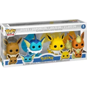 #PACK Eevee, Vaporeon, Jolteon & Flareon