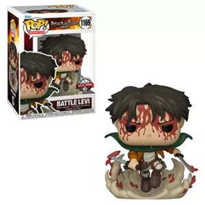 Funko Pop Attack On Titan Levi (Bloody) Figure (AE Exclusive)