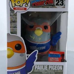 Funko POP! Icons NYCC Paulie Pigeon Blue #23 Vinyl Figure DAMAGED