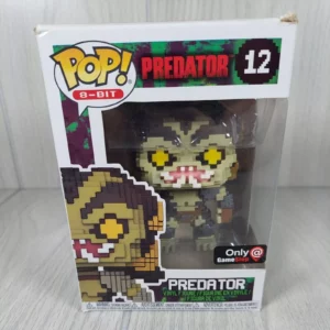 Funko Pop! Predator 8Bit #12 Gamestop Exclusive Vinyl Figure Protector Included