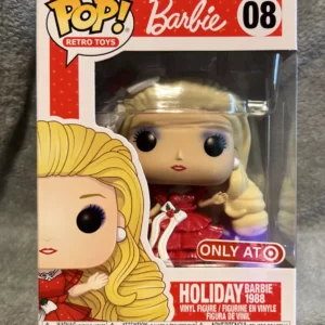 Funko POP! Retro Toys: Barbie #08 Holiday Barbie 1988 Target Exc w/ Protector