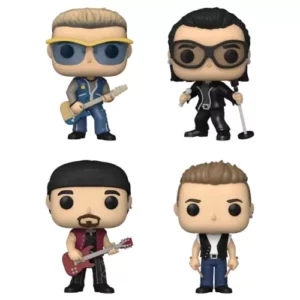 Funko Pop! Rocks: U2 - Zoo TV - Adam/Bono/The Edge/Larry - 4pk Vinyl Figure