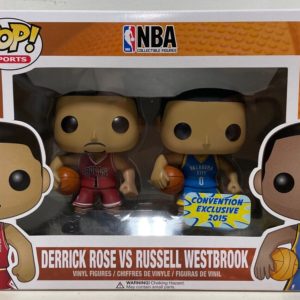 Funko POP Sports NBA Derrick Rose VS Russell Westbrook 2 Pack 2015 Con Exclusive