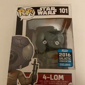 Funko Pop! Star Wars 4-Lom 2016 Galactic Convention Exclusive Quick Shipping NEW