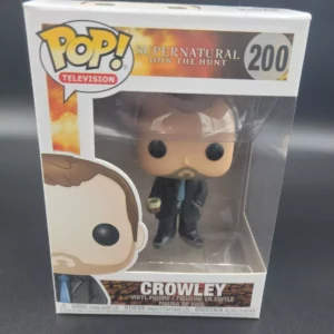 Funko POP! Television Supernatural Crowley #200 w/ Free Pop Protector