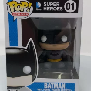 Funko POP! Heroes DC Comics DC Super Heroes Batman - Bobble Head #1 DAMAGED