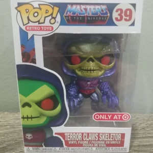 FUNKO POP! RETRO TOYS: MOTU - TERROR CLAWS SKELETOR (METALLIC) EXCLUSIVE DAMAGED