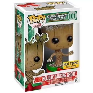 Buy Funko Pop! #101 Groot (Holiday) (Metallic)