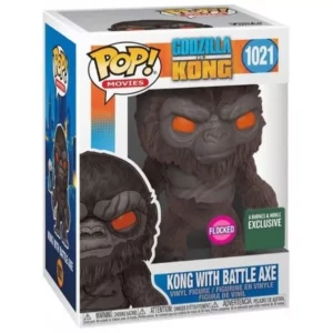 Buy Funko Pop! #1021 Kong with Battle Axe (Flocked)