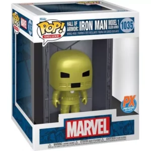 Buy Funko Pop! #1035 Hall of Armor : Iron Man Model 1 Golden Armor (Metallic)