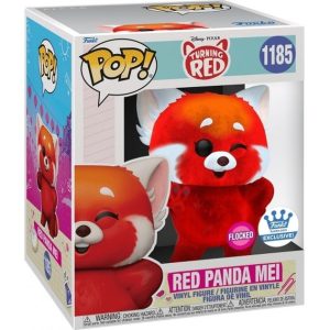 Buy Funko Pop! #1185 Red Panda Mei (Supersized & Flocked)