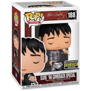 Buy Funko Pop! #188 Elvis'68 Comeback Special (Diamond Glitter)