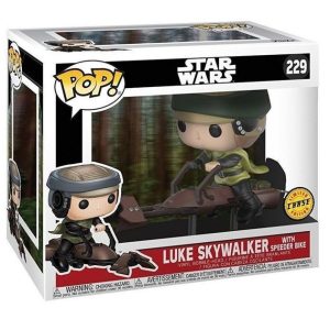 Buy Funko Pop! #228 Luke Skywalker with Speeder Bike (Chase)