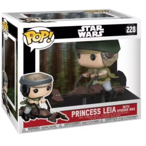 Buy Funko Pop! #228 Princess Leia with Speeder Bike