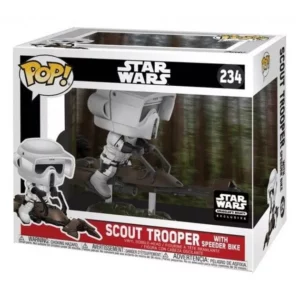 Buy Funko Pop! #234 Scout Trooper with Speeder Bike
