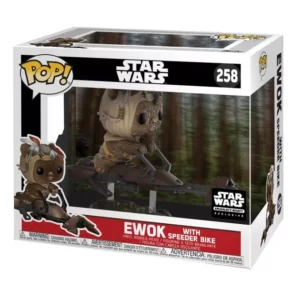 Buy Funko Pop! #258 Ewok with Speeder Bike