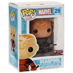 Buy Funko Pop! #29 Deadpool Unmasked (Grey)