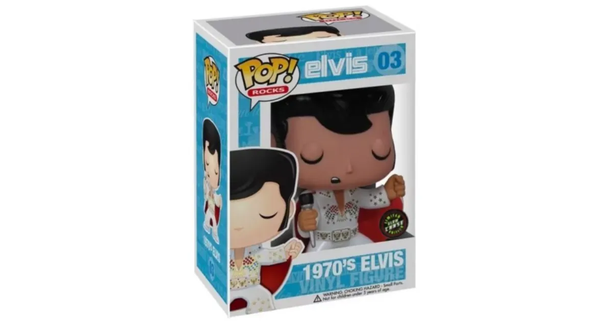 Buy Funko Pop! #03 Elvis Presley 1970'S (Chase)