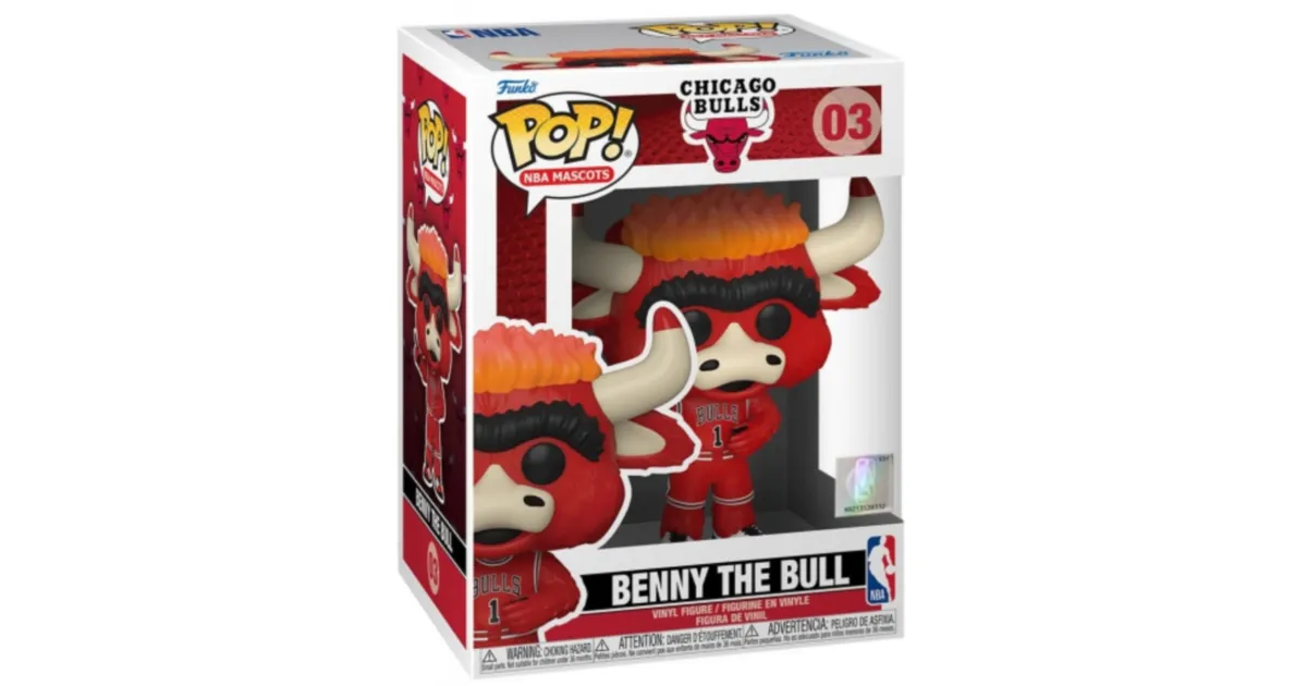 Buy Funko Pop! #03 Benny The Bull (Chicago Bulls)