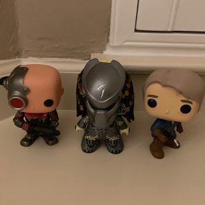 3 Pack Funko Pop Predator, Han Solo Snow Gear, and Unknown