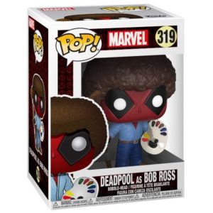 Buy Funko Pop! #319 Deadpool as Bob Ross